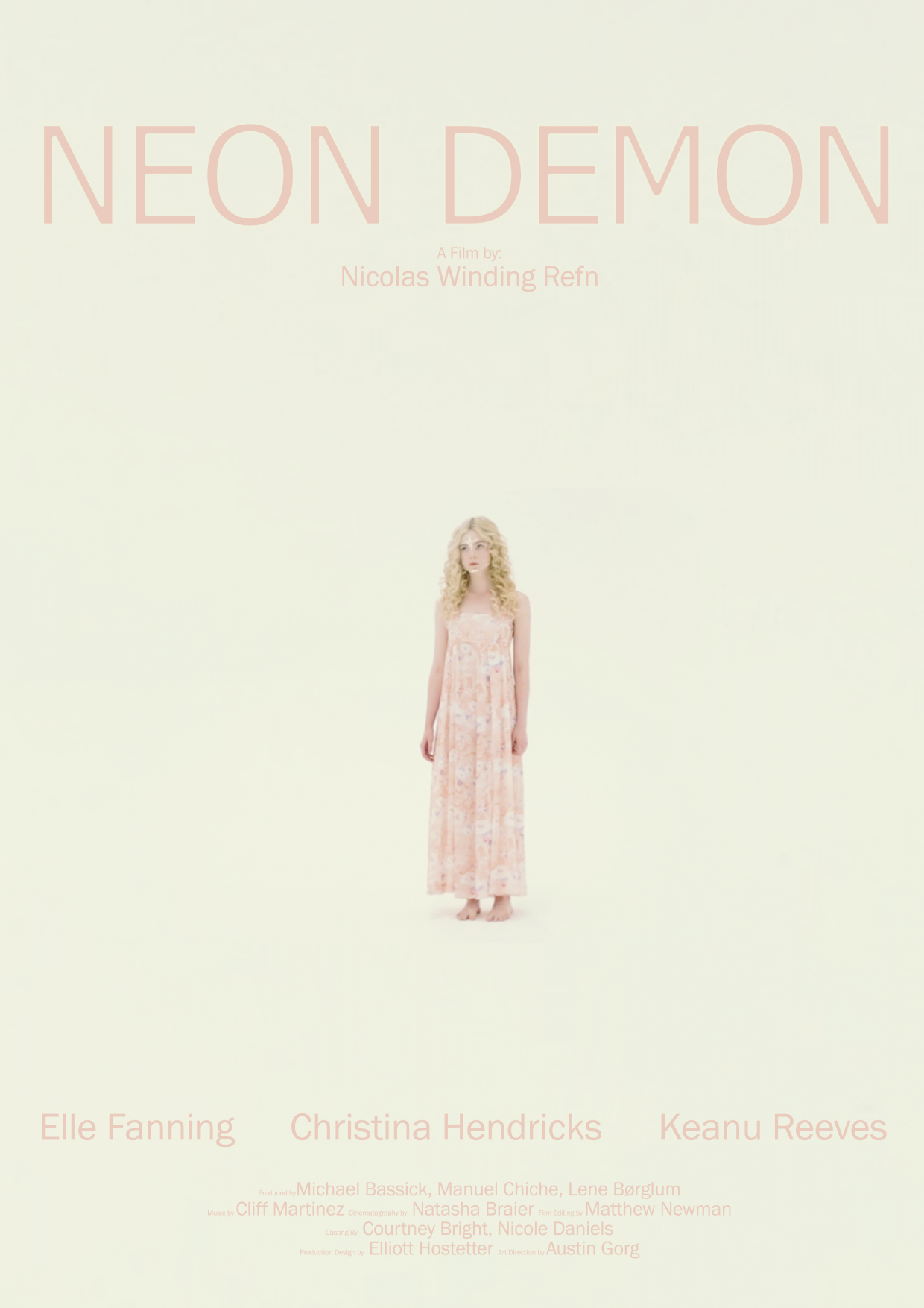 Neon Demon Experimental Film Poster پوستر تجربی فیلم Neon Demon